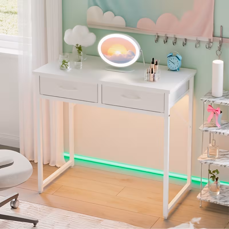 Coiffeuse avec rangement – Image 2