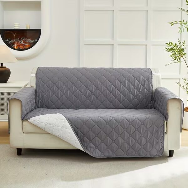 Manta Sofá gris
